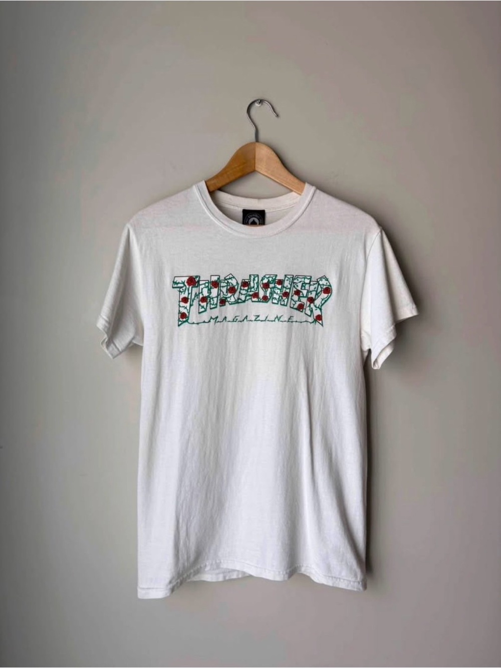 Thrasher Special Edition Rose Vine Graphic T-Shirt